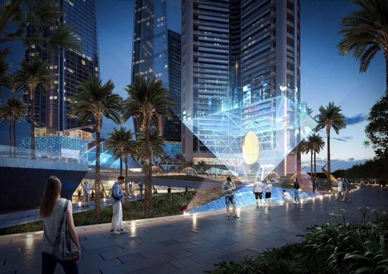 Trung tâm thương mại Hồ Tùng Mậu có hệ sinh thái kinh doanh sôi động với đầy đủ tiện ích nội khu ​ 